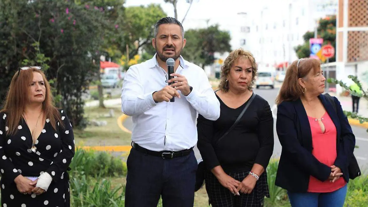 El edil Adán Domínguez Sánchez, deslindó al Ayuntamiento de lo ocurrido y culpó a la empresa Agua de Puebla